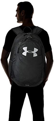 Under Armour UA Scrimmage 2.0 Backpack, mochila unisex, mochila resistente al agua unisex, negro (Black/Black/Silver(001)), Taglia unica