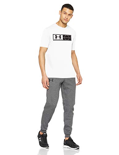 Under Armour UA Tag tee Camiseta de Manga Corta, Hombre, Blanco (100), M