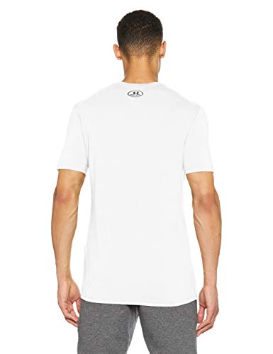 Under Armour UA Tag tee Camiseta de Manga Corta, Hombre, Blanco (100), M