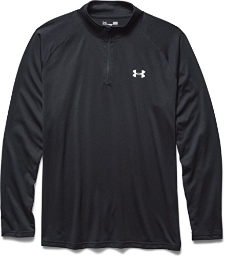 Under Armour UA Tech 1/4 Zip Camiseta de Manga Larga, Hombre, Black 003, XL