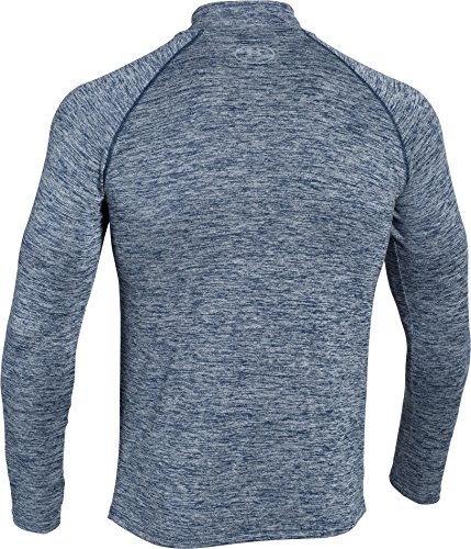 Under Armour UA Tech 1/4 Zip Camiseta de Manga Larga, Hombre, Carbon Heather 090, S