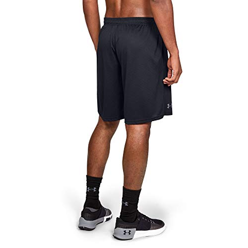 Under Armour UA Tech Mesh Short Pantalones Cortos, Hombre, Negro (Black/Pitch Gray 001), L