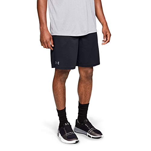 Under Armour UA Tech Mesh Short Pantalones Cortos, Hombre, Negro (Black/Pitch Gray 001), L