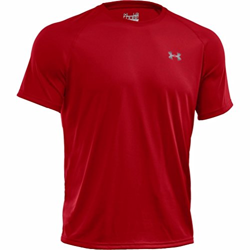 Under Armour Ua Tech Ss Tee, Camiseta De Fitness Hombre, Rojo (Red), S