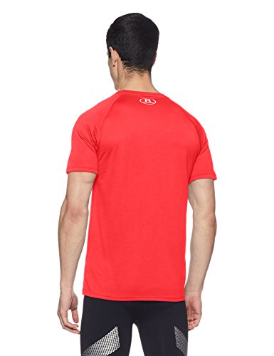 Under Armour Ua Tech Ss Tee, Camiseta De Fitness Hombre, Rojo (Red), S