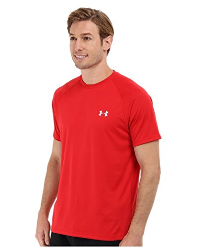 Under Armour Ua Tech Ss Tee, Camiseta De Fitness Hombre, Rojo (Red), XS