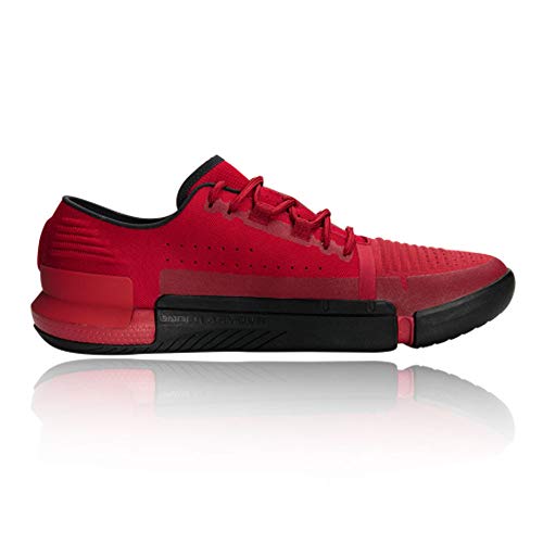 Under Armour UA Tribase Reign, Zapatillas Deportivas para Interior para Hombre, Rojo (Aruba Red/Black/Black (600) 600), 47 EU