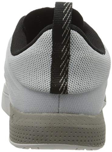 Under Armour UA TriBase Thrive, Zapatillas Deportivas para Interior para Hombre, Gris (Halo Gray/Gravity Green/Black), 43 EU