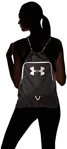 Under Armour UA Undeniable Sackpack Bolsa de Equipaje, Unisex Adulto, Negro (Black/White 001), Talla única