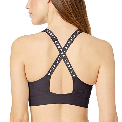 Under Armour UA Vanish Mid Bra Sujetador Deportivo, Mujer, Negro (Black/Black/White 003), M