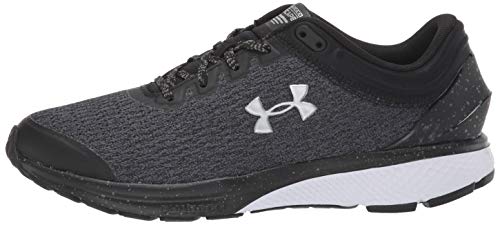 Under Armour UA W Charged Escape 3, Zapatillas de Running para Mujer, Negro (Black/White/Metallic Silver (001) 001), 41 EU