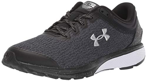 Under Armour UA W Charged Escape 3, Zapatillas de Running para Mujer, Negro (Black/White/Metallic Silver (001) 001), 41 EU