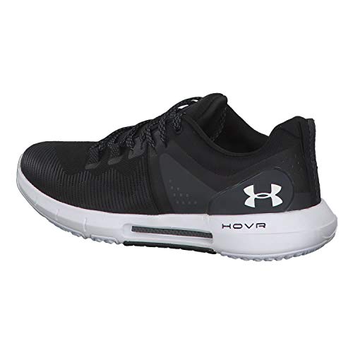 Under Armour UA W HOVR Rise, Zapatillas Deportivas para Interior para Mujer, Negro (Black/White/White (002) 002), 38.5 EU