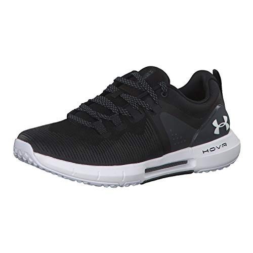 Under Armour UA W HOVR Rise, Zapatillas Deportivas para Interior para Mujer, Negro (Black/White/White (002) 002), 38.5 EU