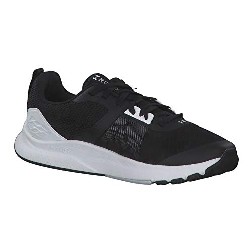 Under Armour UA W TriBase Edge Trainer, Zapatillas Deportivas para Interior para Mujer, Negro (Black/White/Halo Gray), 38 EU