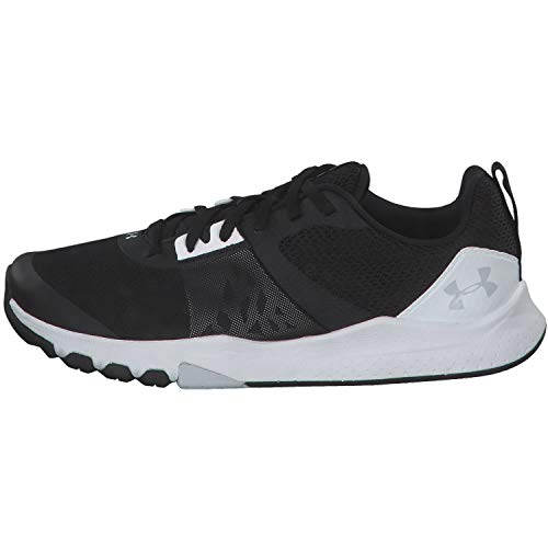 Under Armour UA W TriBase Edge Trainer, Zapatillas Deportivas para Interior para Mujer, Negro (Black/White/Halo Gray), 38 EU