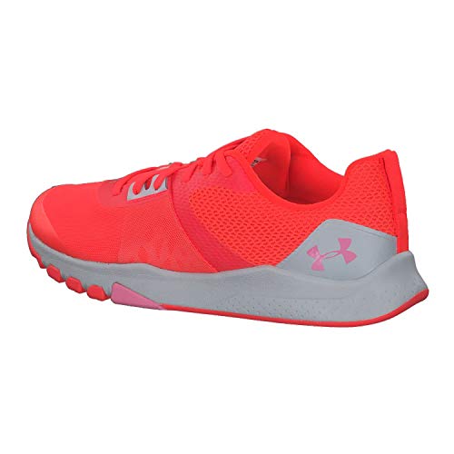 Under Armour UA W TriBase Edge Trainer, Zapatillas Deportivas para Interior para Mujer, Rojo (Beta/Halo Gray/Lipstick), 39 EU