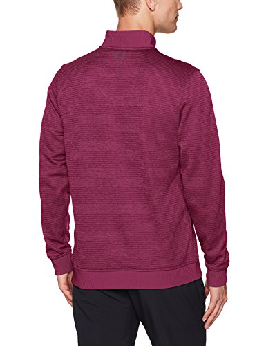 Under Armour Under Armor Storm - Sudadera de forro polar con estampado de 1⁄4 cremallera para hombre, Hombre, color Grosella Negra (924)/Gris Cubierto, tamaño S