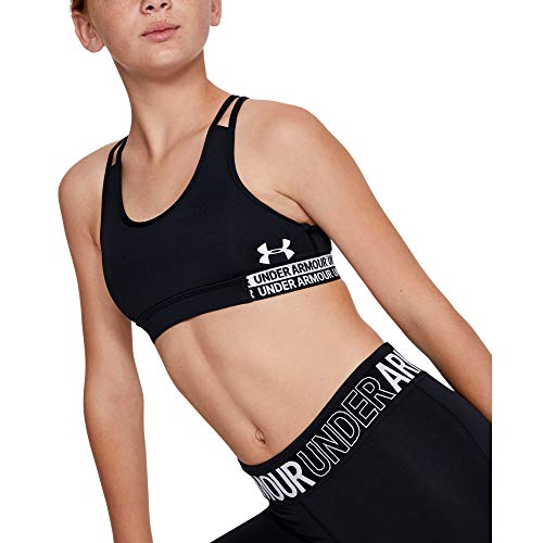 Under Armour (UNDKU Armour Heatgear Sujetador Deportivo, Niñas, Negro, YLG