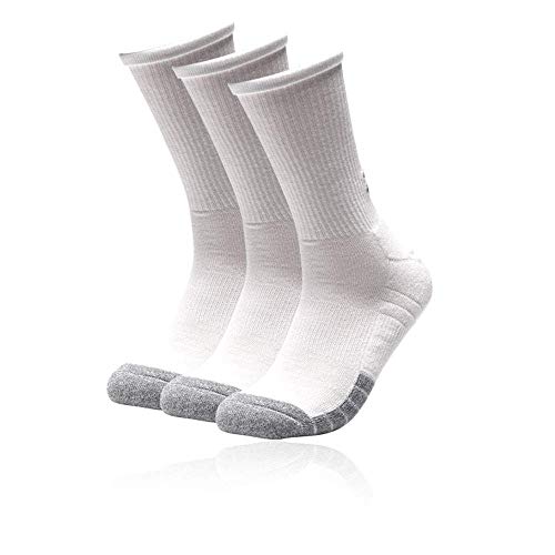 Under Armour (UNDKU Heatgear Crew Calcetines, Unisex adulto, Blanco, LG