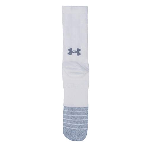 Under Armour (UNDKU Heatgear Crew Calcetines, Unisex adulto, Blanco, LG