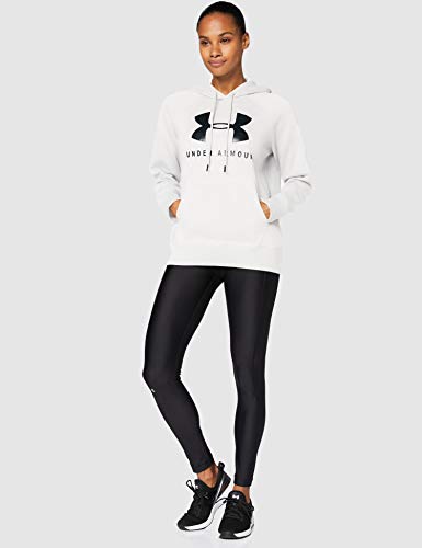 Under Armour (UNDKU Rival Parte Superior del Calentamiento, Mujer, Blanco, SM