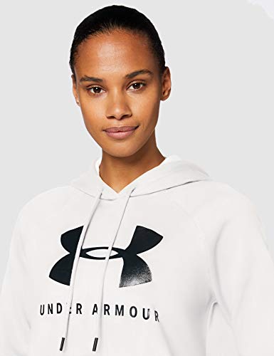 Under Armour (UNDKU Rival Parte Superior del Calentamiento, Mujer, Blanco, SM