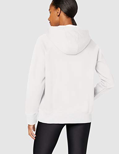 Under Armour (UNDKU Rival Parte Superior del Calentamiento, Mujer, Blanco, SM