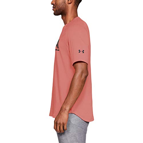 Under Armour Unstoppable Move SS T Camiseta, Hombre, Naranja (COHO/Black 811), M