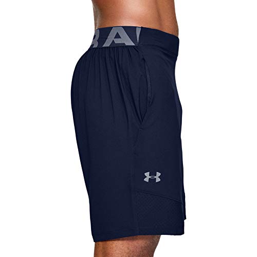 Under Armour Vanish Woven Short Pantalón Corto, Hombre, Azul (Academy/Pitch Gray 408), L