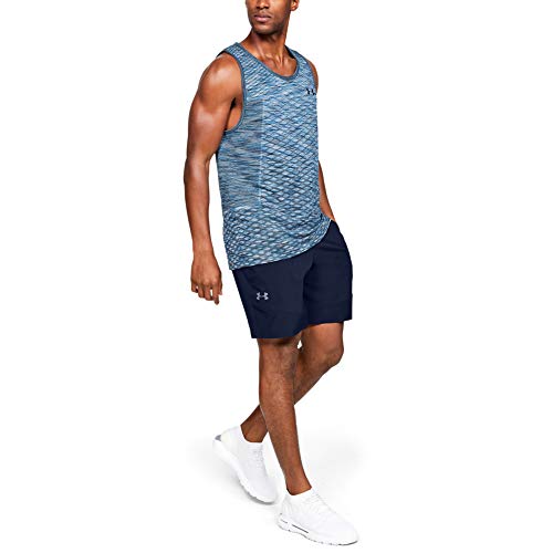 Under Armour Vanish Woven Short Pantalón Corto, Hombre, Azul (Academy/Pitch Gray 408), L