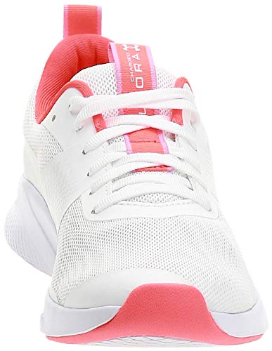 Under Armour Women's Charged Aurora Hallenschuhe, Zapatillas Deportivas para Interior para Mujer, Blanco (White/White/Beta (100) 100), 38 EU