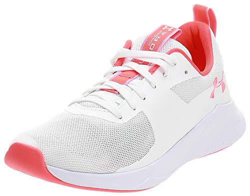 Under Armour Women's Charged Aurora Hallenschuhe, Zapatillas Deportivas para Interior para Mujer, Blanco (White/White/Beta (100) 100), 38 EU