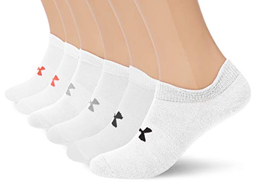 Under Armour Women's Essential NS Calcetines, Mujer, Blanco, SM