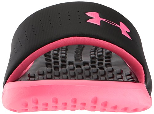 Under Armour Women's Playmaker Fix SL Beach & Pool Shoes, Zapatos de Playa y Piscina para Mujer, Negro (Black//Cerise (001) 001), 36.5 EU