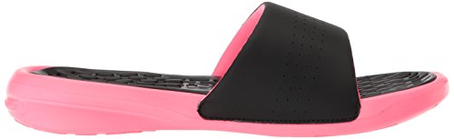 Under Armour Women's Playmaker Fix SL Beach & Pool Shoes, Zapatos de Playa y Piscina para Mujer, Negro (Black//Cerise (001) 001), 36.5 EU