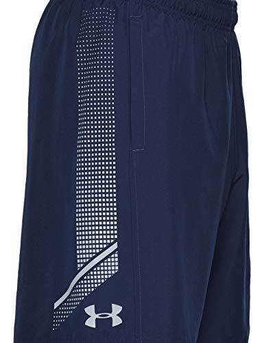 Under Armour Woven Graphic Short Pantalón Corto, Hombre, Azul, LG