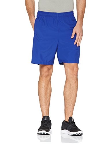 Under Armour Woven Graphic Wordmark Shorts Pantalones de hombre, pantalón corto ultraligero y transpirable, cómodo y ancho pantalón de deporte, Royal/Steel (400), LG