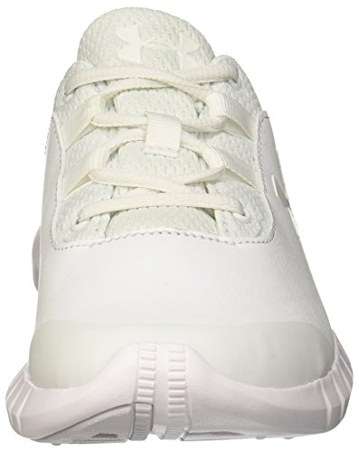 Under Armour Zapatos Grade School UA Mojo, Zapatillas de Gimnasio Unisex niños, Wht/Wht/Wht, 36 EU