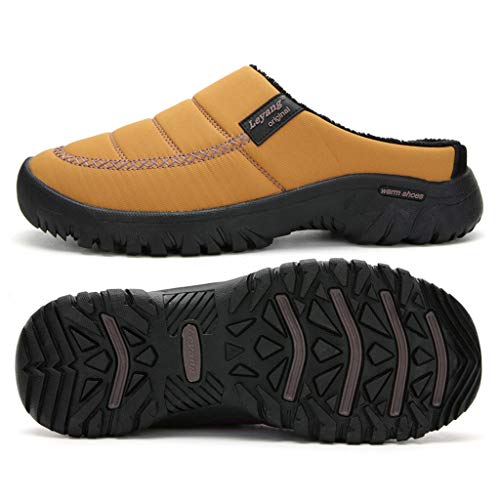 Unisexo Invierno Espesar Zapatillas de Casa Pareja Casual de Gran tamaño, además de Zapatos cálidos de Terciopelo Zapatillas cómodas de algodón