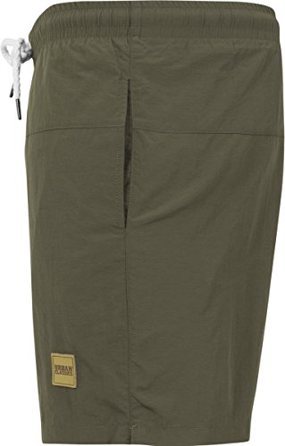 Urban Classics Block Swim Shorts Bañador, Verde Olive 00834), XXXX-Large para Hombre