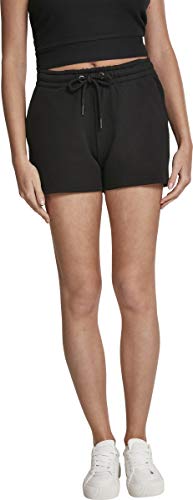 Urban Classics Ladies Heavy Pique Hot Pants Pantalones Cortos, Negro (Black 00007), 44 (Talla del Fabricante: X-Large) para Mujer