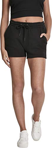 Urban Classics Ladies Heavy Pique Hot Pants Pantalones Cortos, Negro (Black 00007), 44 (Talla del Fabricante: X-Large) para Mujer