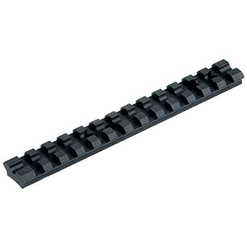 UTG Picatynny/Weaver Schiene Model 500 Shotgun Top Rail Mount - Mira de Arma para Caza, Color Negro