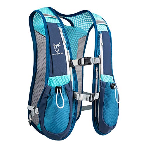 UTOBEST Mochila Hidratacion Trail Running 5L Chaleco Hidratacion Ligeras Hombre Mujer