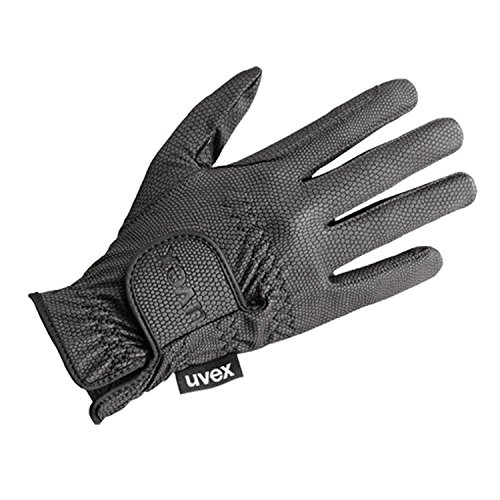 Uvex Mujer Jinete Guantes Sport Style, Primavera/Verano, Mujer, Color Negro - Negro, tamaño 7,5