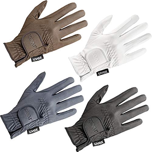 Uvex Mujer Jinete Guantes Sport Style, Primavera/Verano, Mujer, Color Negro - Negro, tamaño 7,5