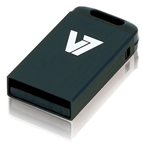 V7 VU28GCR-BLK-2E V7 Unidad de memoria flash USB 2.0 nano 8 GB, negra
