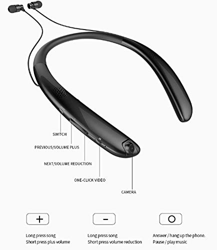 V9 Deportes magnéticos inalámbricos Bluetooth Auriculares deportivos magnéticos Auriculares inalámbricos Bluetooth Conducción Grabadora deportiva Auriculares montados en el cuello Grabadora depor