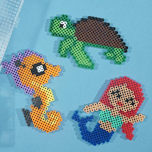 Vaessen Creative Perlas Fusibles, Negro, Set de 1100 Piezas DIY para Niños, Creación de Joyas, Decoraciones Hechas en Casa y Otras Ideas de Manualidades, 5mm